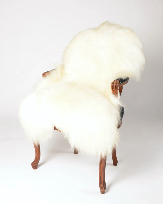 Ivory Icelandic Sheepskin Rug #008