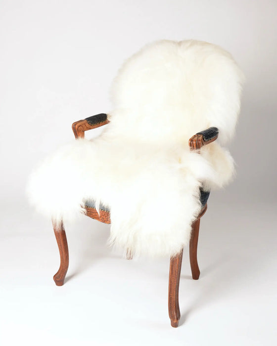 Ivory Icelandic Sheepskin Rug #009