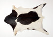 Goatskin rug #039 black and white