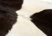 Goatskin rug #041 warm black and white details