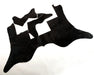 Natural black cowhide off-cuts to use in craft projects