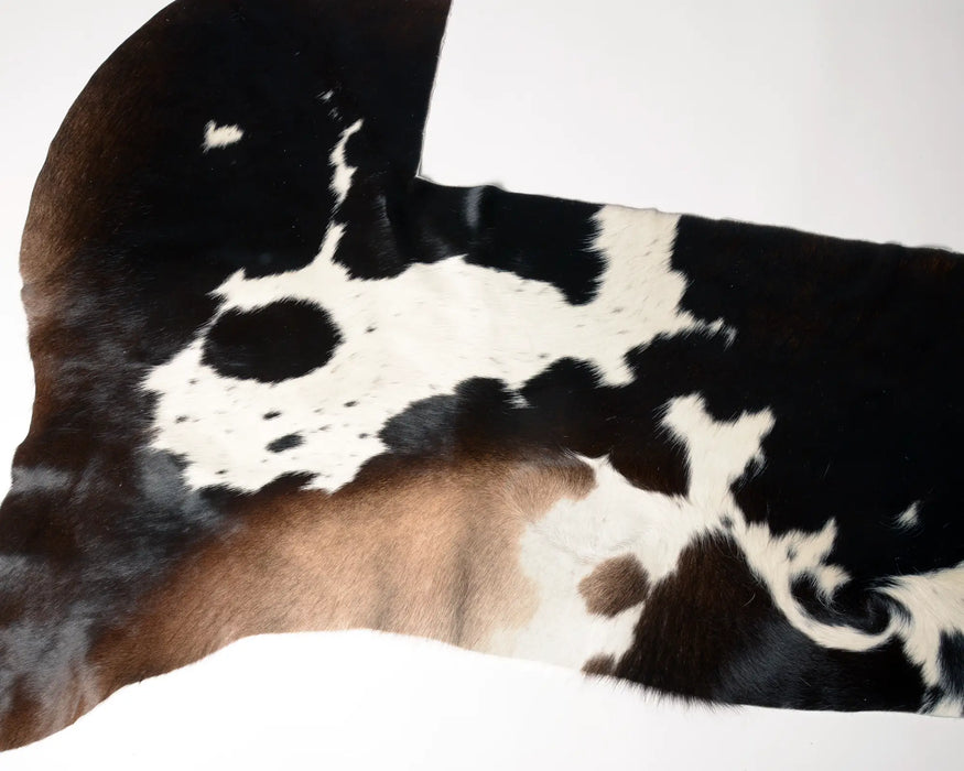 Bag 3 - Cowhide Off-Cuts Dark Choc & White
