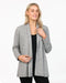 Native World Silver Grey Women's Long Merino Wrap 