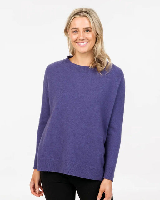 Violet possum merino wool lounge sweater NB816