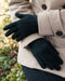 Native World Black Gloves in Possum Merino Wool - NX100