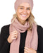 Lily pink possum merino slouch scarf NX876