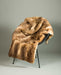 NZ Possum Fur Throw Honey Caramel by Gorgeous Creatures