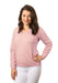 NB396 blossom pink womens possum merino sweater NZ made