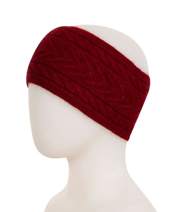 Native World Berry Cable Knit Headband - NX725